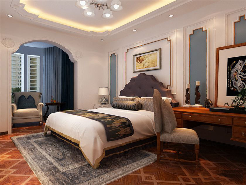 亚东观云国际公寓-三居室-145.00平米-装修设计